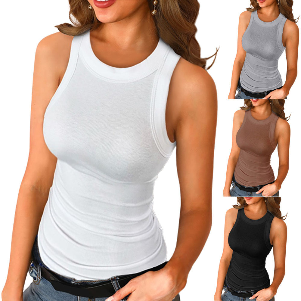 Women's Sleeveless Round-Neck Camisole