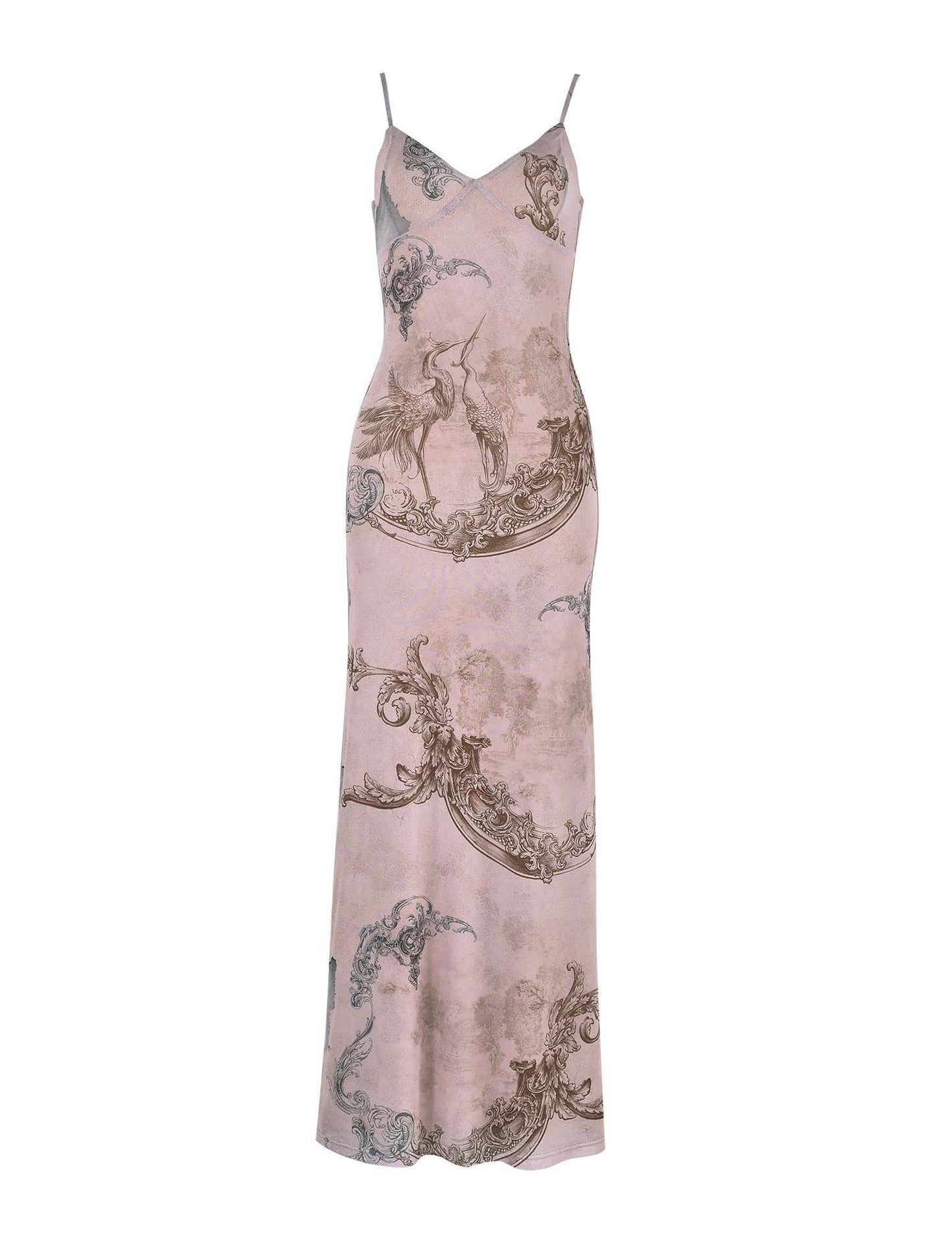 Y2K Floral Slip Dress