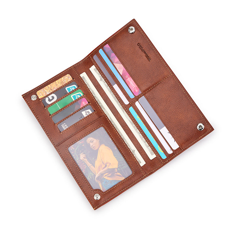 Driving License Holder Cowhide Wallet