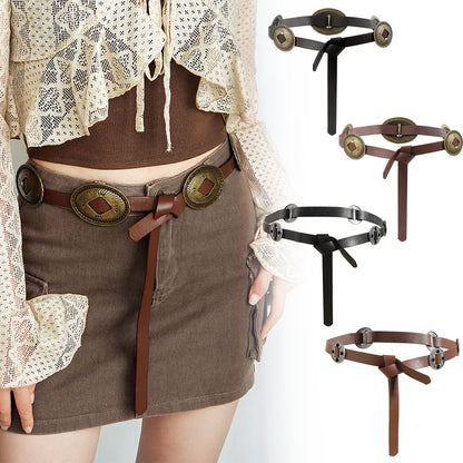 Carved Metal Belt Fashion