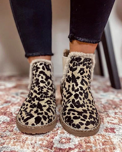 Warm Plush Ankle Boots