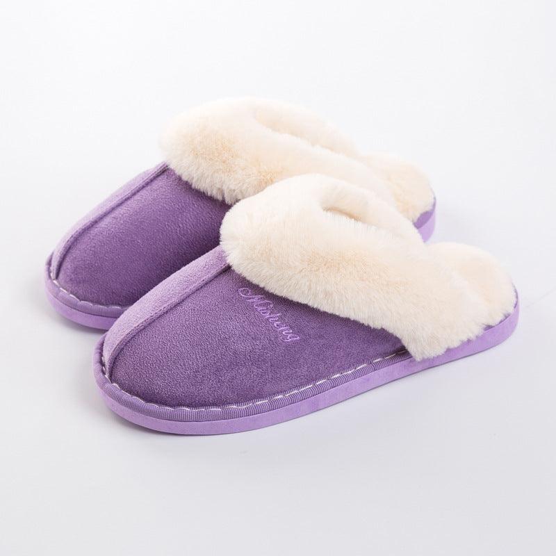 Fall Winter Waterproof Home Slippery Slippers - Fabric of Cultures
