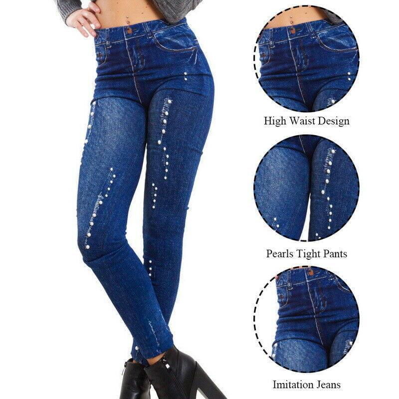 Faux Denim Legging - Fabric of Cultures