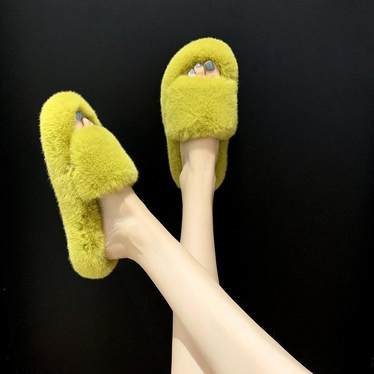 Furry Slippers - Fabric of Cultures