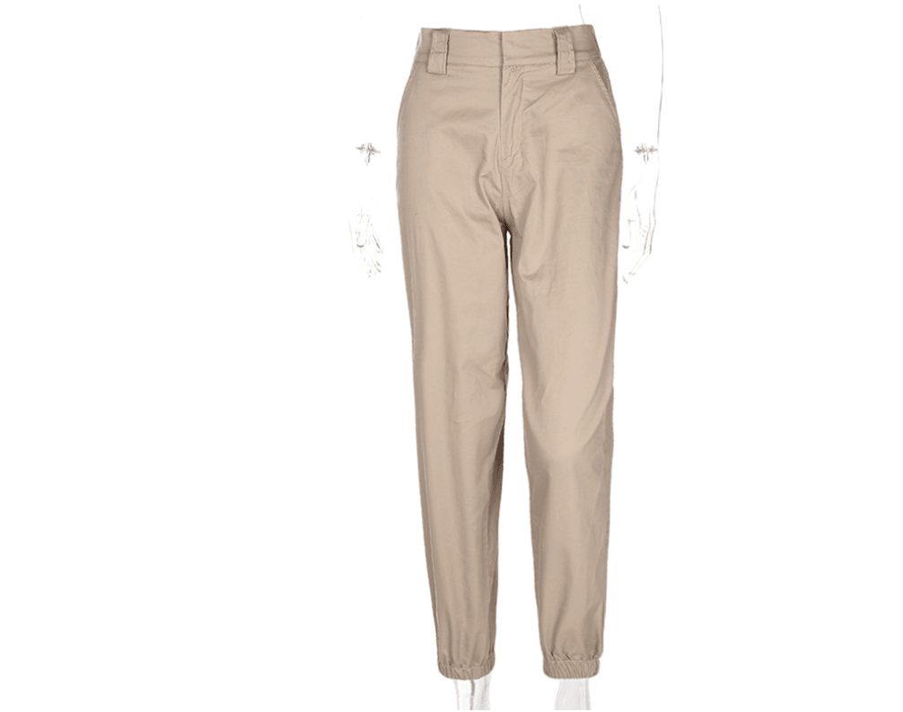 High-Rise Cargo Pants - Fabric of Cultures