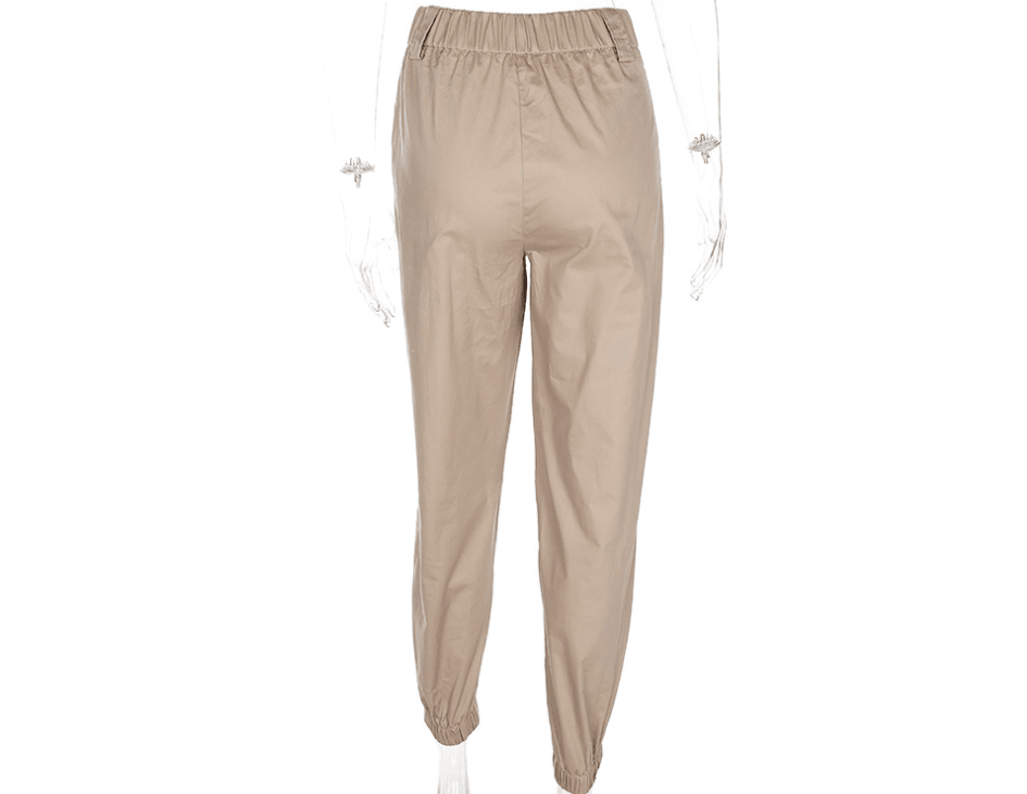 High-Rise Cargo Pants - Fabric of Cultures