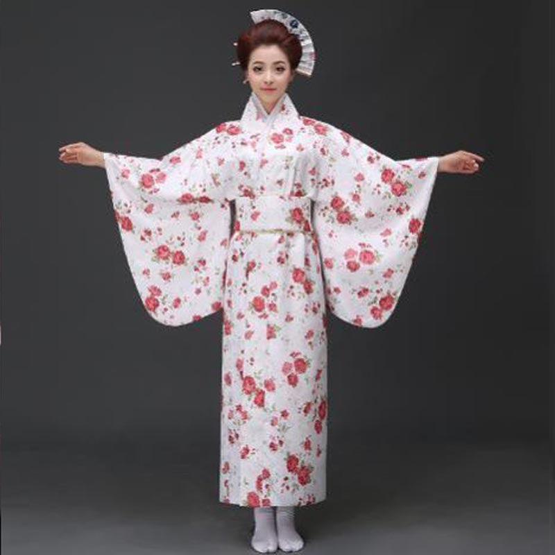 Kimono Female Cos Bathrobe Photo Performance - Fabric of Cultures