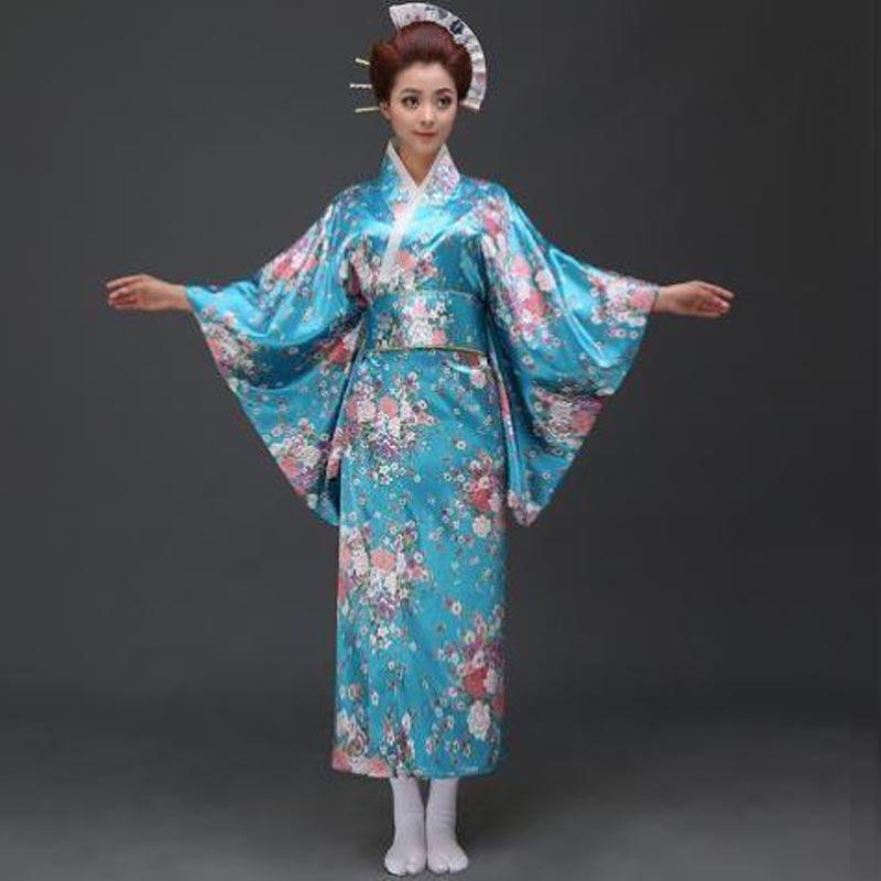 Kimono Female Cos Bathrobe Photo Performance - Fabric of Cultures