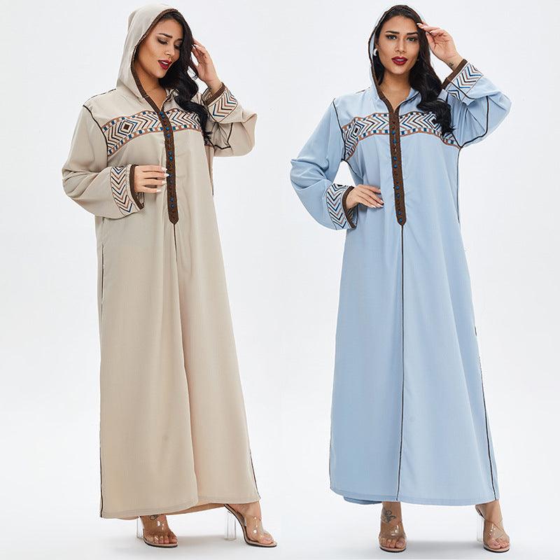 Muslim Arab Middle East Dubai Ladies Robe - Fabric of Cultures