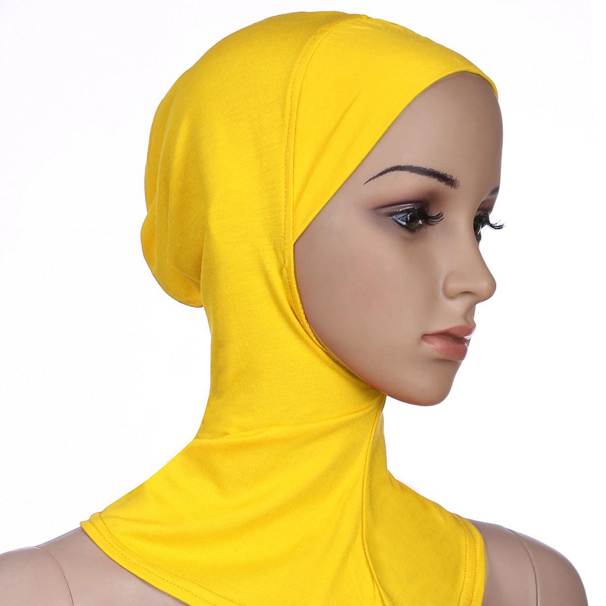 Muslim Soft Under Scarf Hat Cap Bone Bonnet Neck Cover - Fabric of Cultures