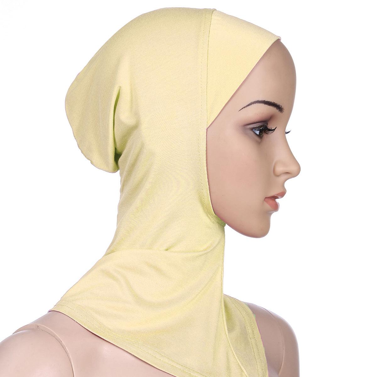 Muslim Soft Under Scarf Hat Cap Bone Bonnet Neck Cover - Fabric of Cultures