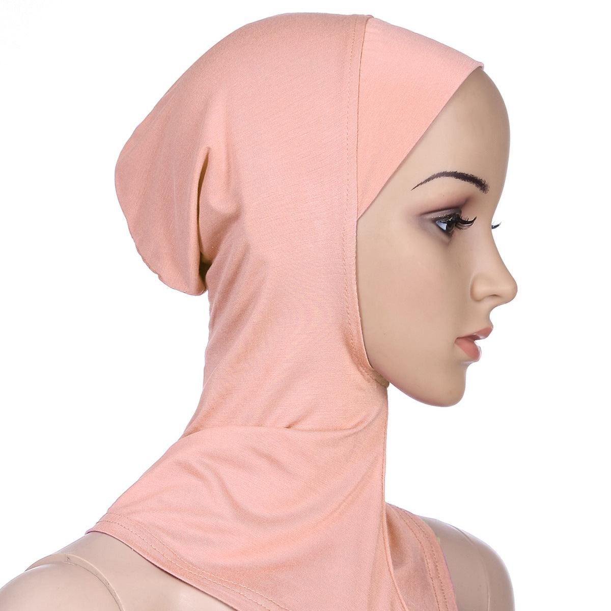 Muslim Soft Under Scarf Hat Cap Bone Bonnet Neck Cover - Fabric of Cultures