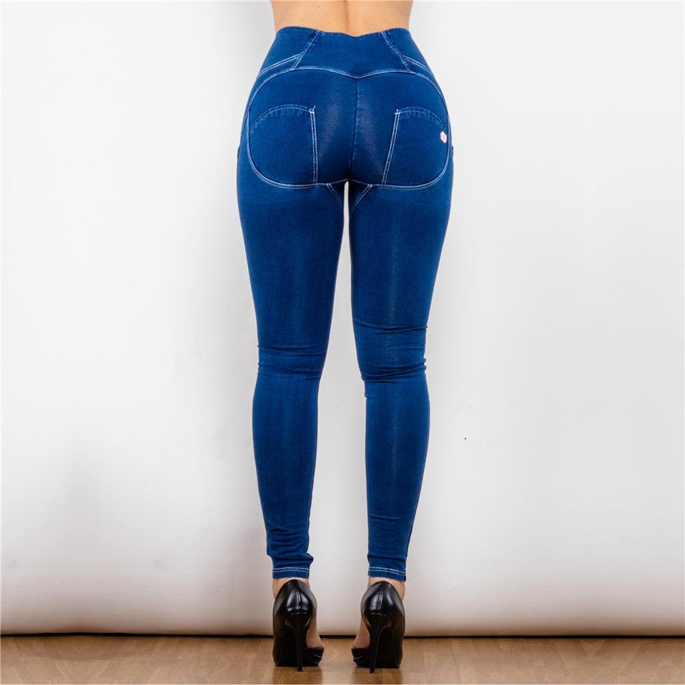 Shascullfites Melody Push Up Effect Butt Lifting Jeggings - Fabric of Cultures