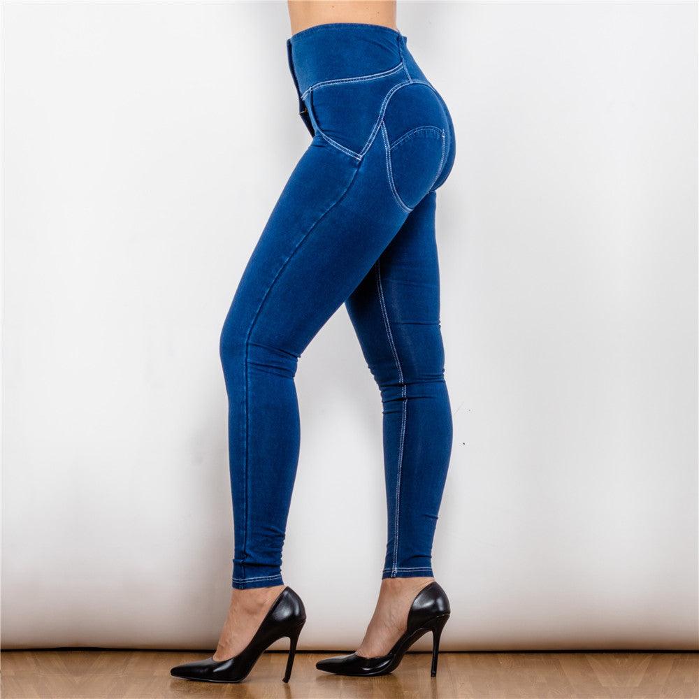 Shascullfites Melody Push Up Effect Butt Lifting Jeggings - Fabric of Cultures