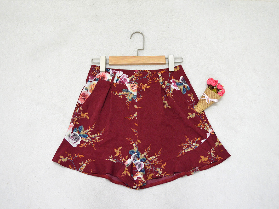 Summer Floral Shorts - Fabric of Cultures