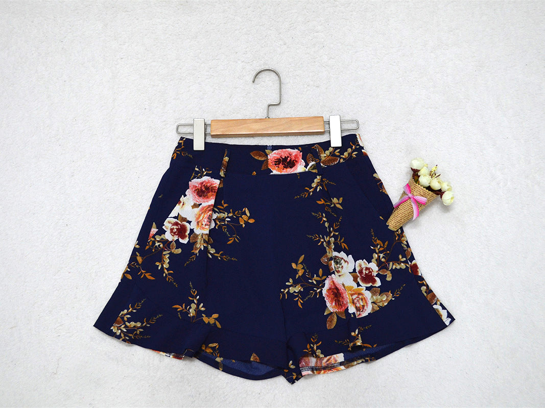 Summer Floral Shorts - Fabric of Cultures