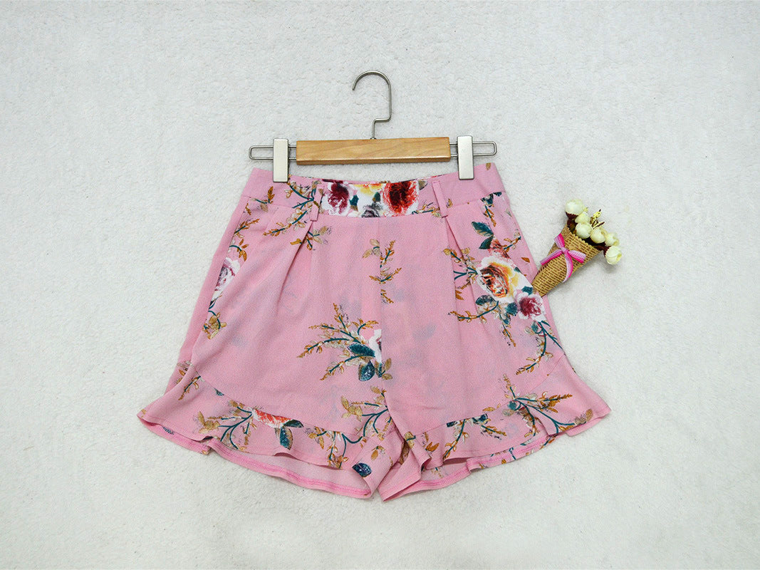Summer Floral Shorts - Fabric of Cultures