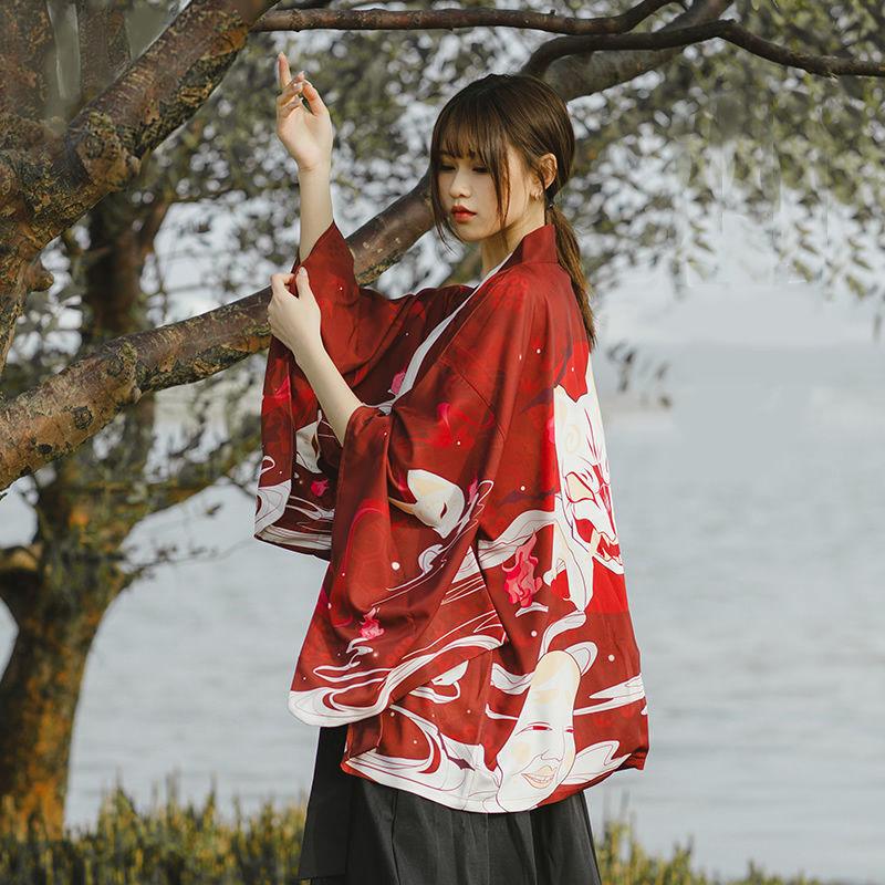 Thousand Faces Japanese Haori - Fabric of Cultures